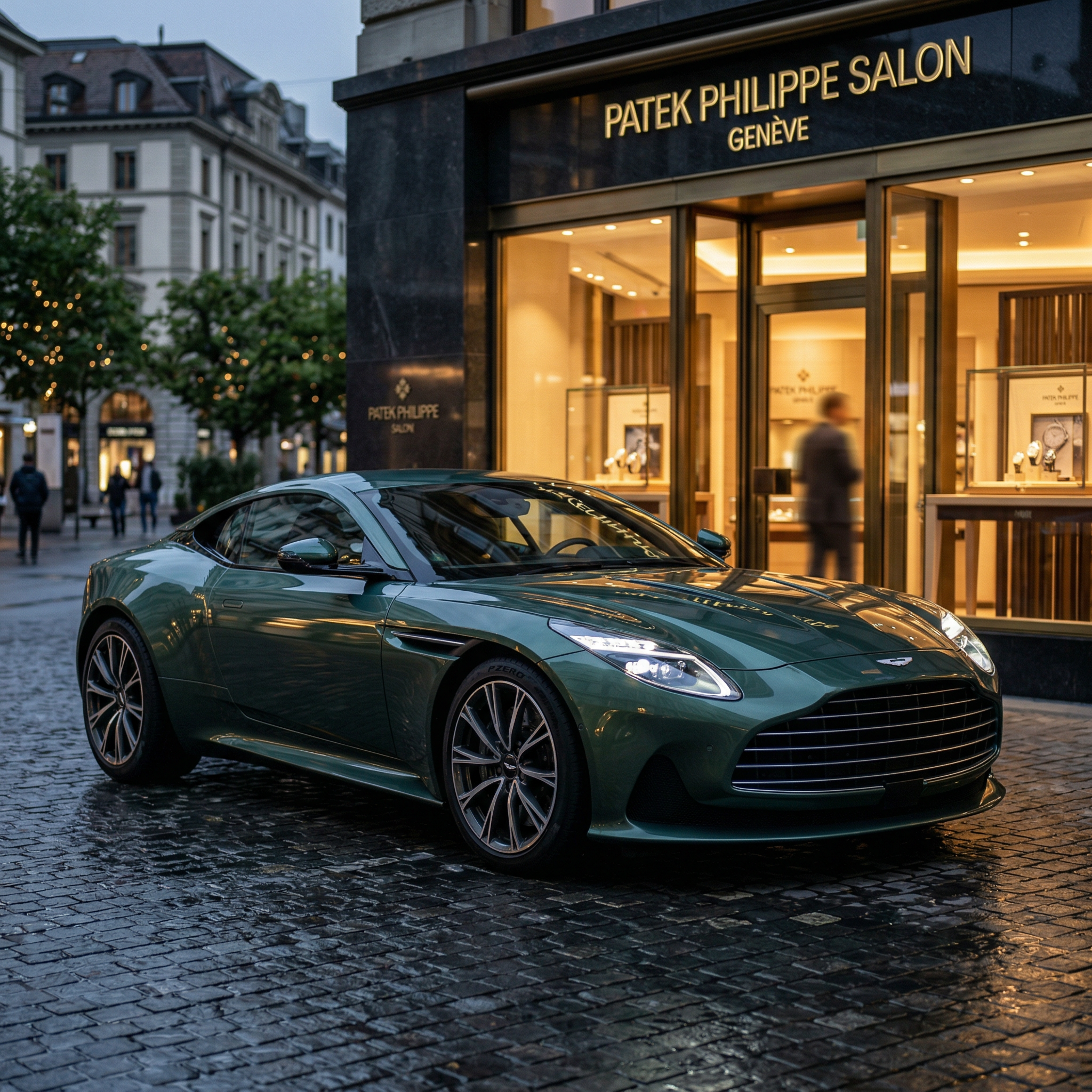 Aston Martin DB12 Fine Watch Partnership Scene car concept idea
