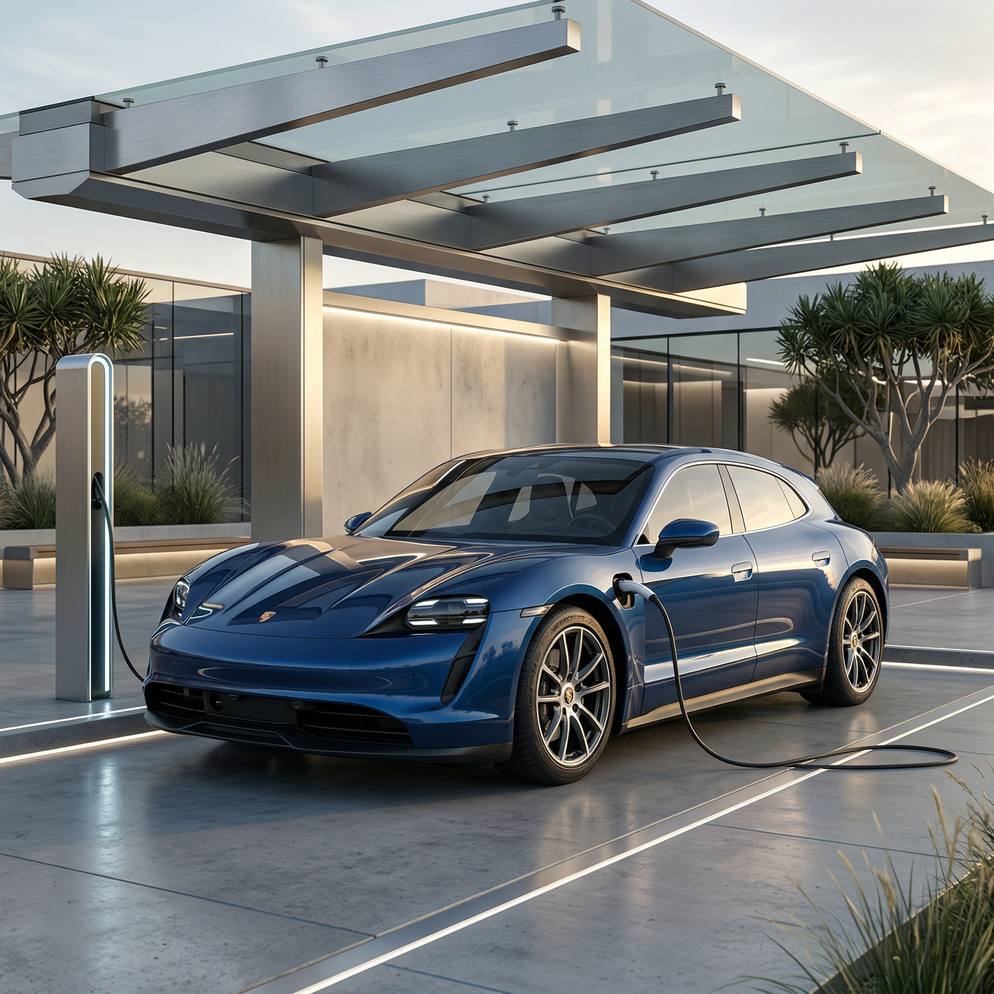 Luxury EV Premium Positioning Shot car concept idea