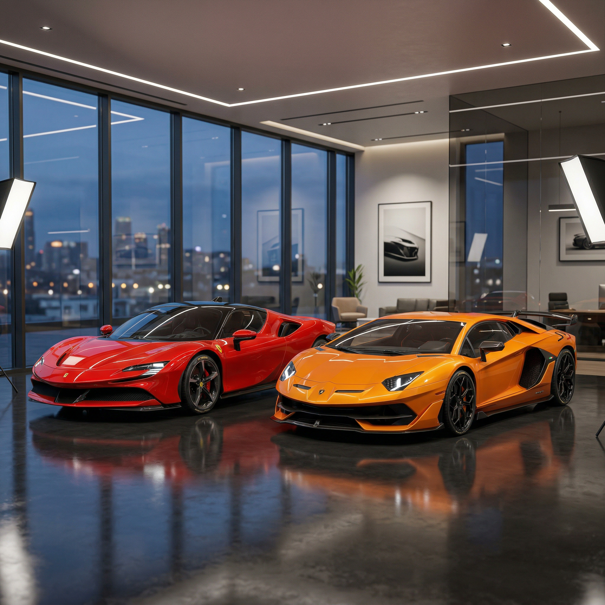 Supercar Dealership Appointment Ad car concept idea