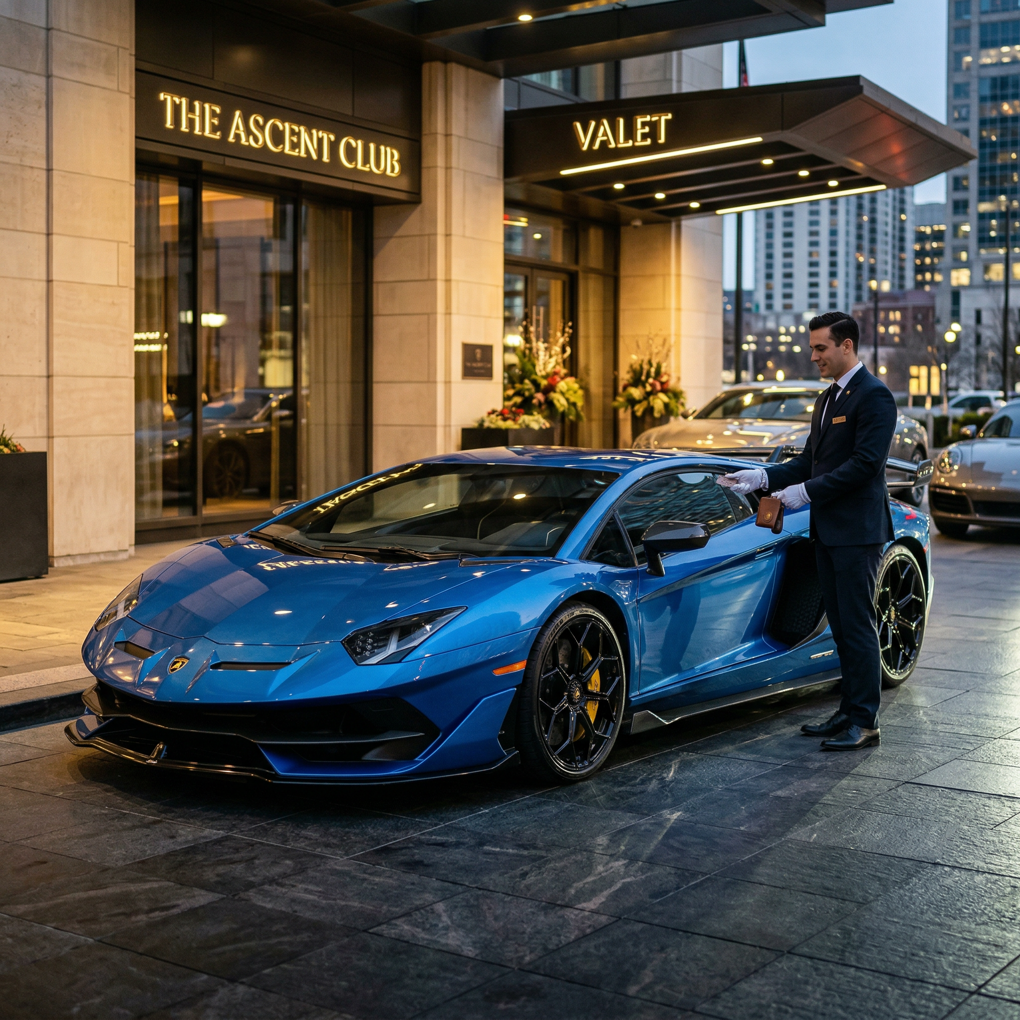 Supercar Subscription Brand Visual car concept idea