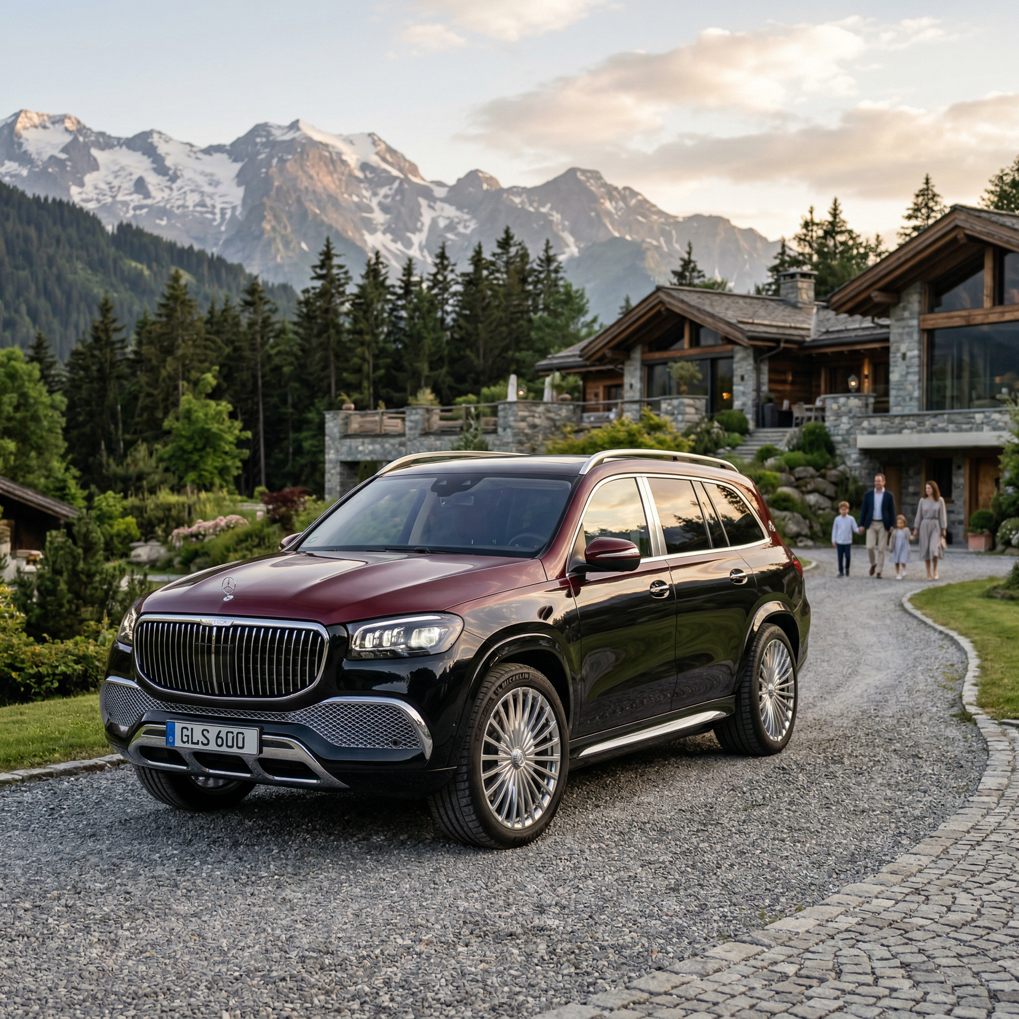 Prestige SUV Family Office Creative AI car wrap design on prestige suv family office creative style