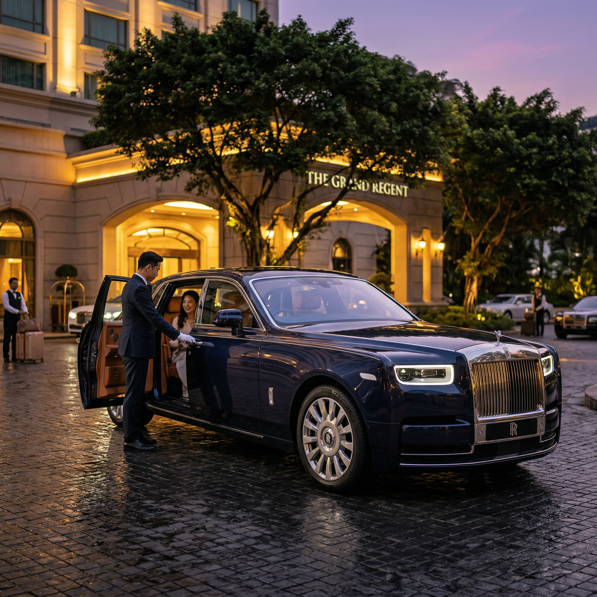 Chauffeur Service Luxury Campaign car concept idea