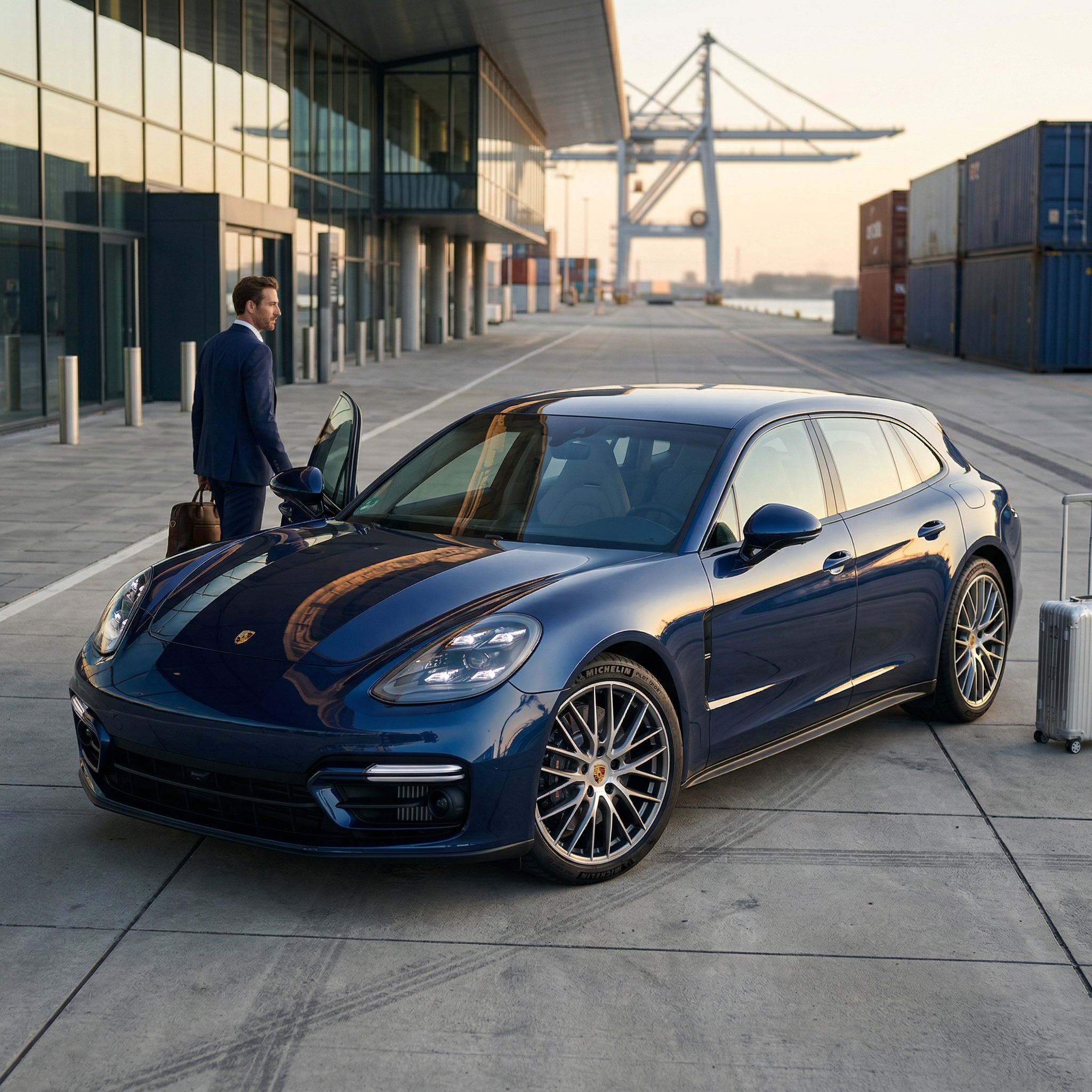 Luxury Car Import Service Hero Image car concept idea